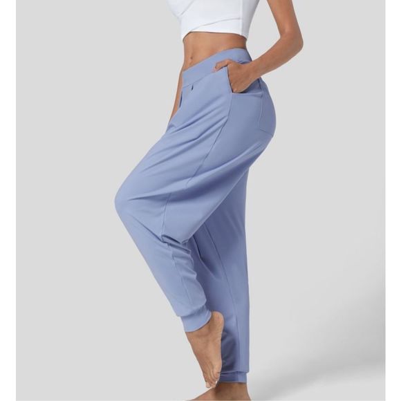 Halara Mid Rise Harem Joggers Blue Heron Size S - Picture 3 of 9